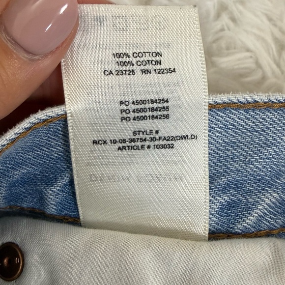 Denim Forum The Joni High Rise Loose Size 26 30L Aritzia #103032 - Picture 8 of 9